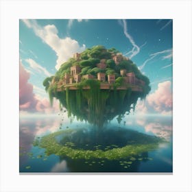 Island In The Sky 2 Canvas Print