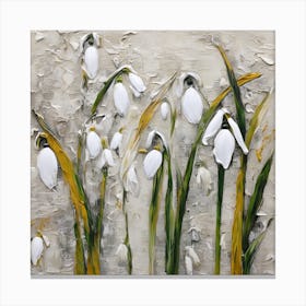 Flower of Snowdrops 1 Canvas Print