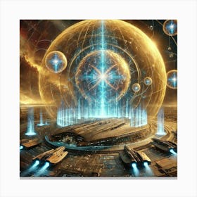 Luminary Arbiters Energy Barriers Canvas Print