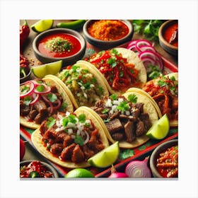 Sovereign Flame Tacos De Fuego Refined Canvas Print