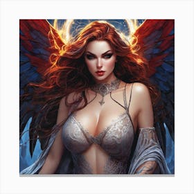Redheaded Angel Canvas Print