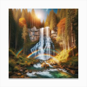 The Wolf Waterfall 5 Canvas Print