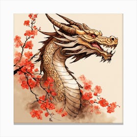 Dragon Painting (14) Canvas Print