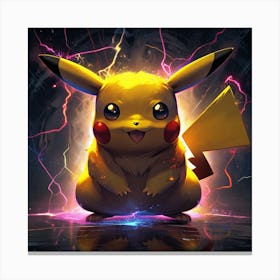 Pokemon Pikachu 7 Canvas Print