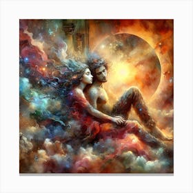 Lovers 5 Canvas Print