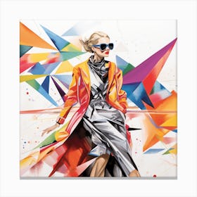 Fashion Illustration 12 Canvas Print