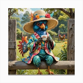 Rooster Canvas Print