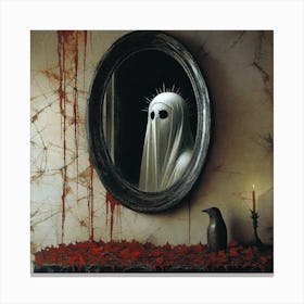 Ghost In The Mirror Canvas Print