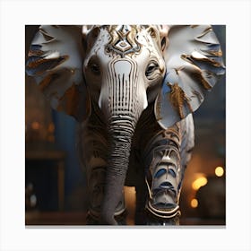 Elephant In The Room Canvas Print