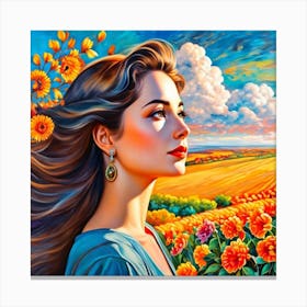 Sunflowers Canvas Print