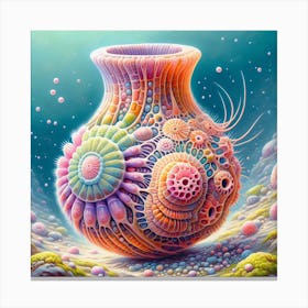 Psychedelic Vase Canvas Print