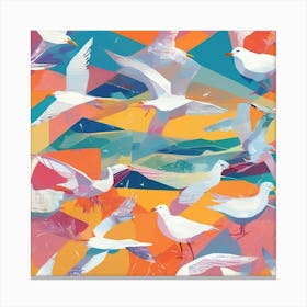 Seagulls 4 Canvas Print