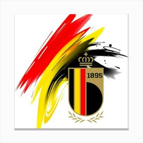 Belgium National Football Team Logo Wall Art 10 Canvas Print