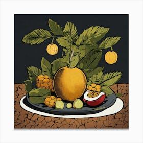 Fruit And Vegetables Canvas Print