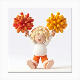 Cheerleader Canvas Print