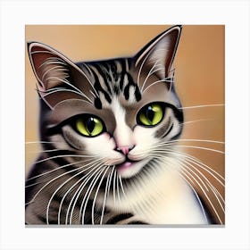Adorable Cat 1 Canvas Print