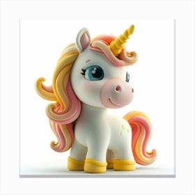 Unicorn Figurine 46 Canvas Print