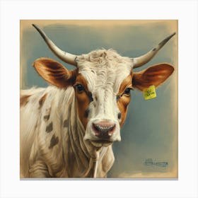 Longhorn Canvas Print