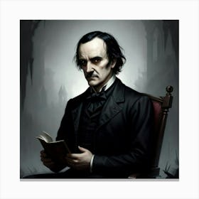 Edgar Allan Poe Canvas Print