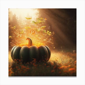 Pumpkin Life Canvas Print