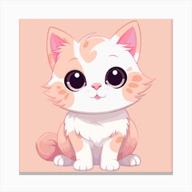 cute kitten 3 Canvas Print
