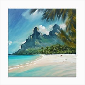 Bora Bora Beach Canvas Print