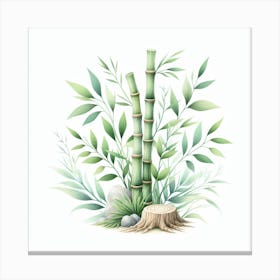 Bamboo 4 Canvas Print