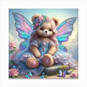 Fairy Teddy Bear Canvas Print