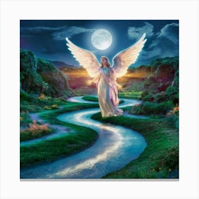 Angel Of The Night Canvas Print