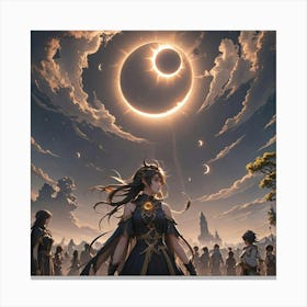 Eclipse Of The Sun 8 Canvas Print