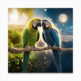 Parrots Canvas Print