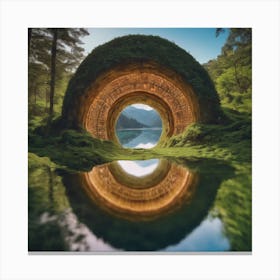 Hole In The Ground Canvas Print