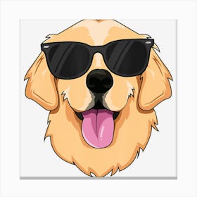 Golden Retriever S Boys Girls Sunglasses Pet Canvas Print