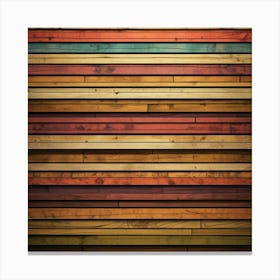 Wooden Planks Background Canvas Print