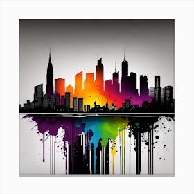 New York City Skyline 30 Canvas Print