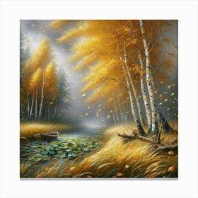 Autumn In The Forest 1 Canvas Print