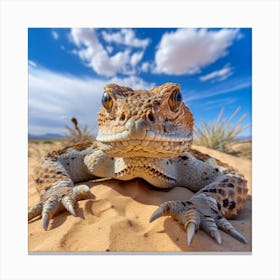 Sand Lizard Canvas Print