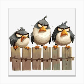 Angry Birds 3 Canvas Print