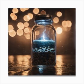 Lightning In A Jar Canvas Print