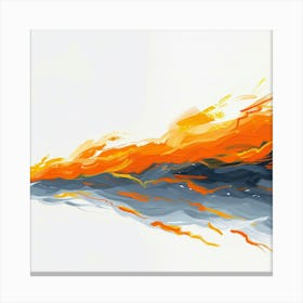 Fire In The Sky 1 Canvas Print