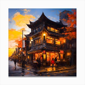 China Town 1 Canvas Print