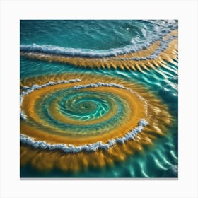 Massive Whirlpool Canvas Print