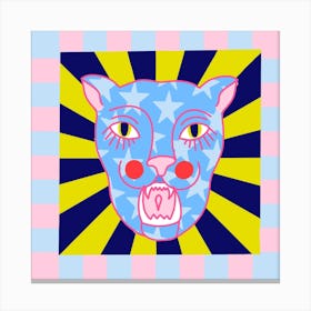 Psychodelic Panther Lll Canvas Print