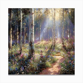 Aspen Forest Canvas Print