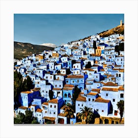 Chefchaouen, Morocco Canvas Print