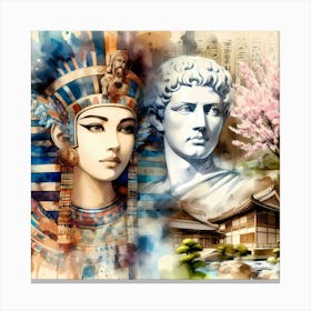 Cleopatra Portrait Artwork 192 Canvas Print