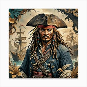 Pirates Of The Caribbean Canvas Print