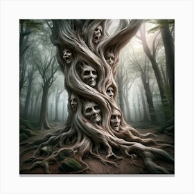 Tree Of The Dead Canvas Print