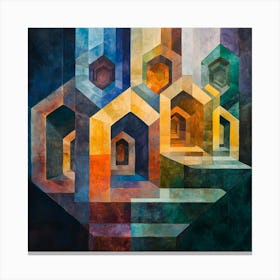 Geometric Shapes Canvas Print