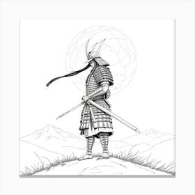 Samurai Art 46 Canvas Print